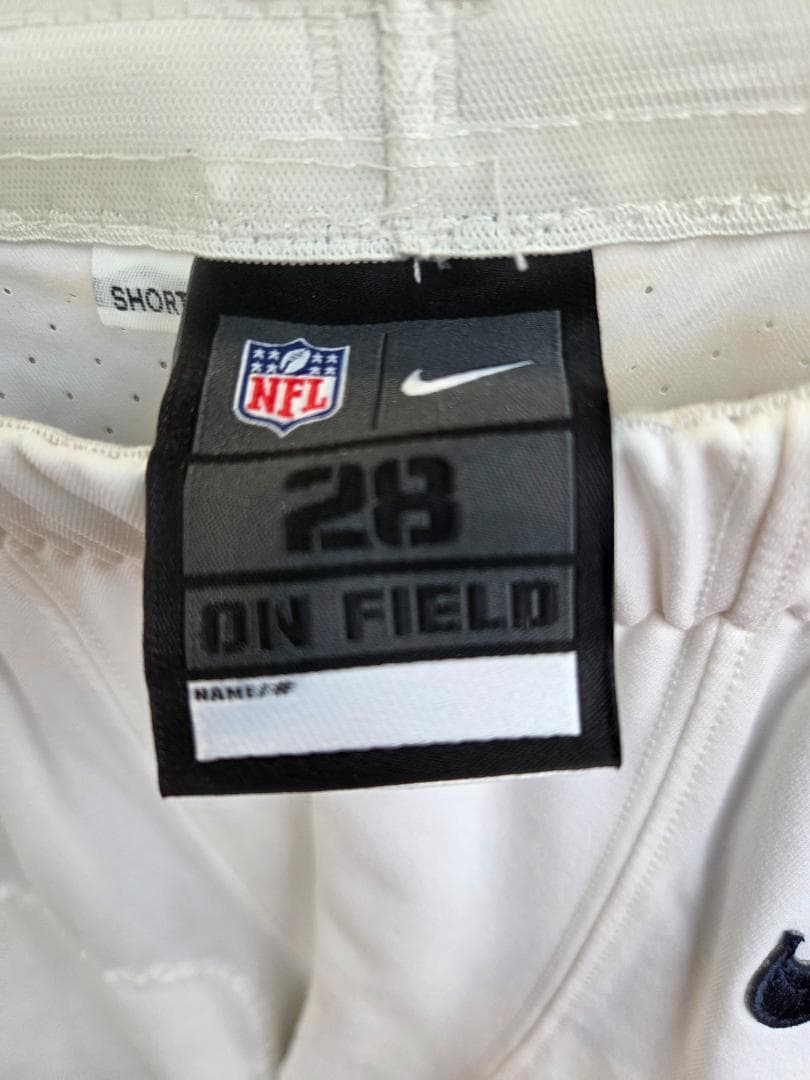 NIKE NFL ON FIELD アメフトパンツ ホワイト×ネイビー 28
