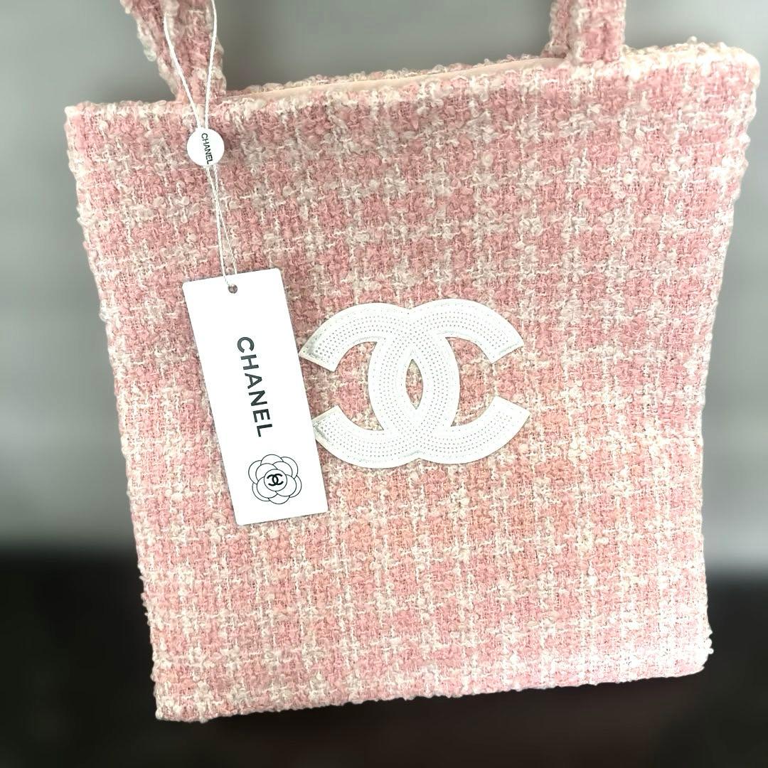 CHANEL ノベルティ　トートバッグ　ツイード