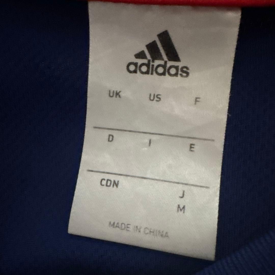 adidas サッカーシャツ M 青 GARI GARI KUN 10