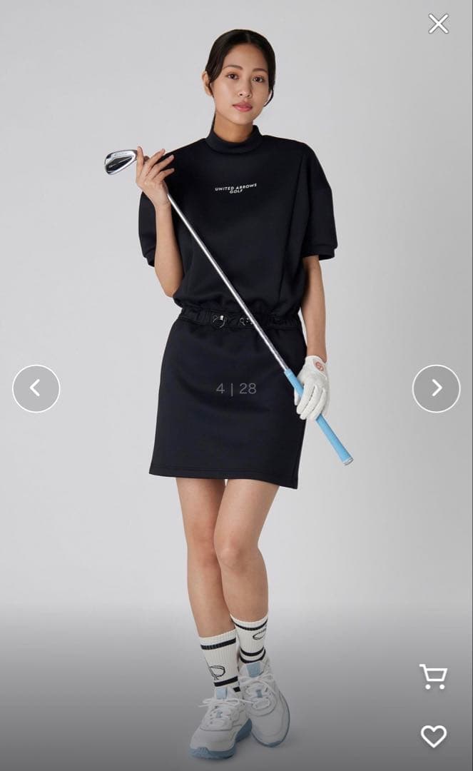 UNITED ARROWS Golf ブラックワンピース