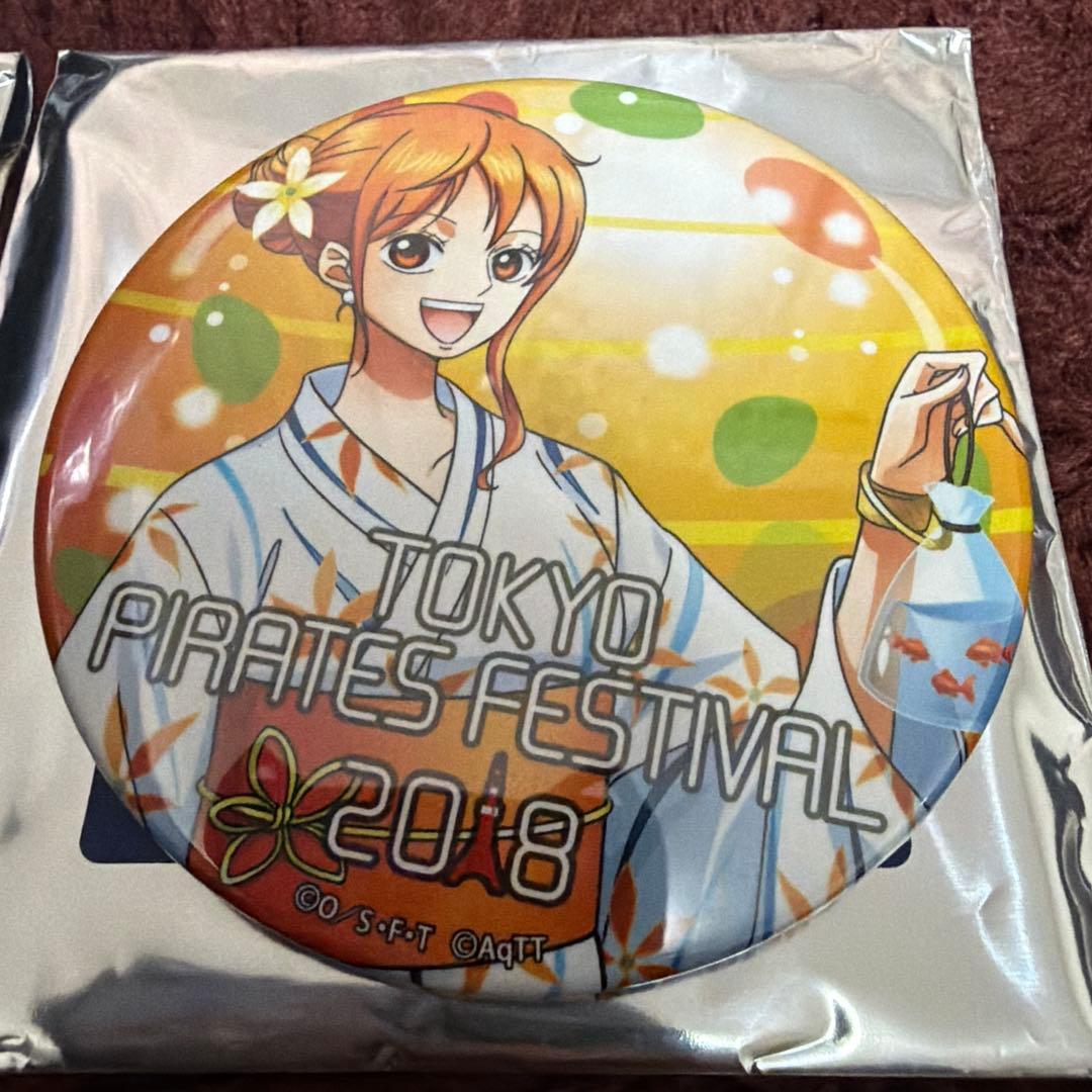 東京ワンピースタワー 2018 夏祭り ハロウィン 缶バッジ キャラバッジ ナミ