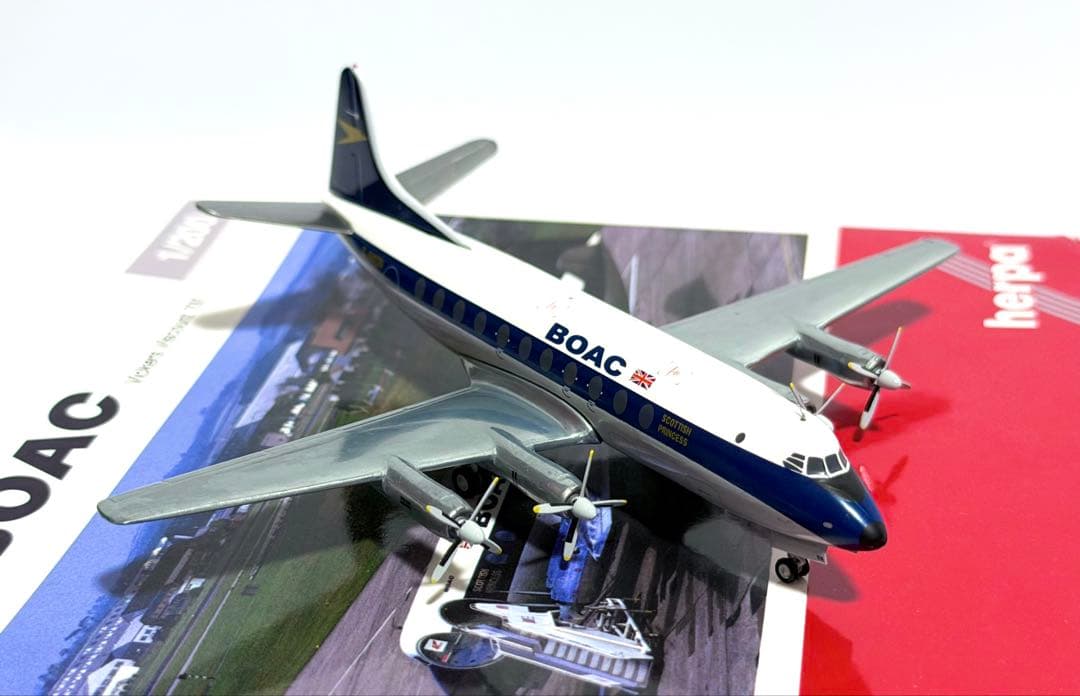 航空機・ヘリコプター herpa 1/200 Vickers Viscount 700 BOAC