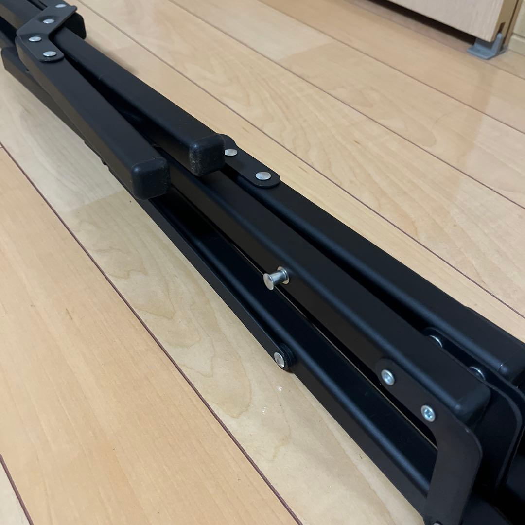 QUICKCAMP X脚　ウッドロールローテーブル　90x60cm