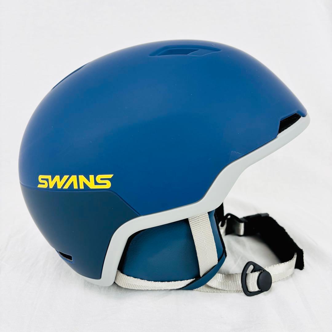 SWANS HSF-241 スキーヘルメットLサイズ 収納袋付き　ネイビー