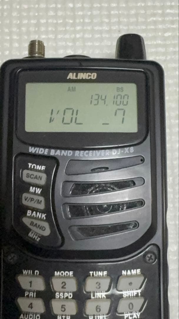 4月4日14時で一度終了します　ALINCO アルインコDJ-X8 広帯域受信機