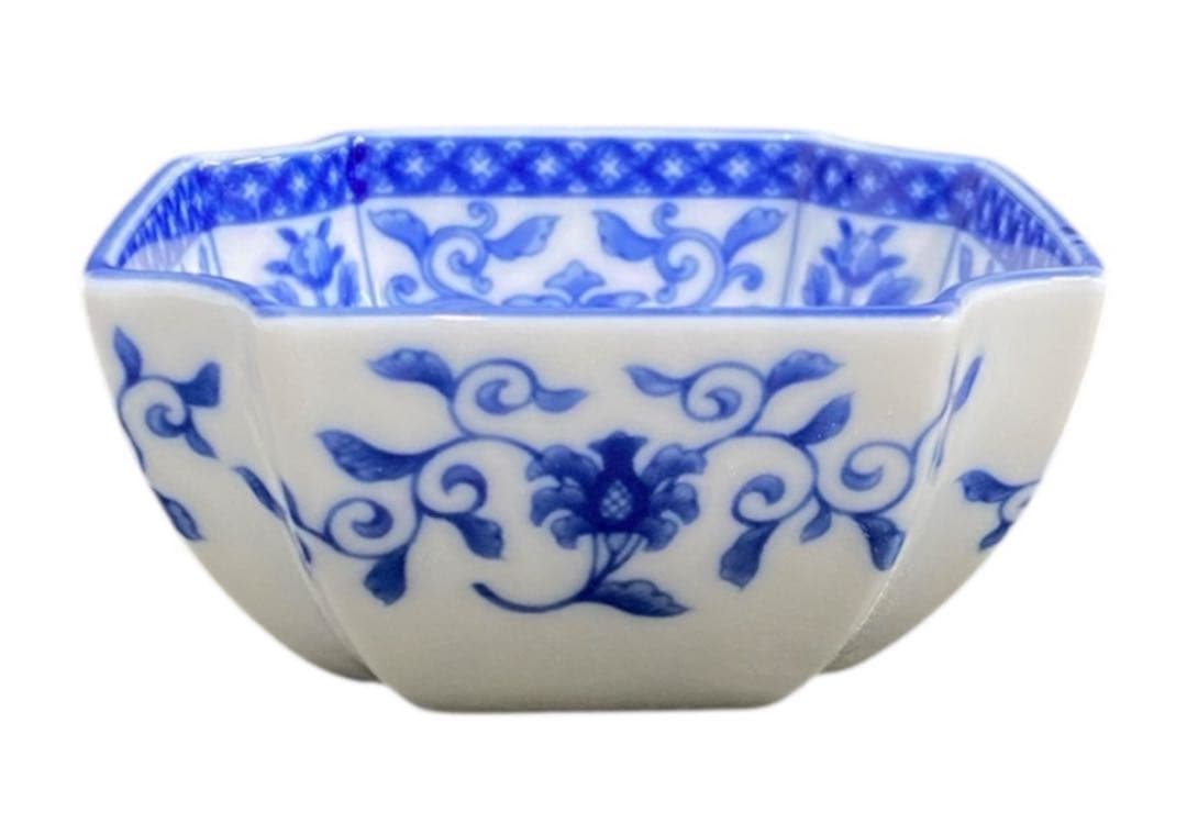 未使用品　深川製磁　有田焼　かぶと唐津　小付揃(小鉢)5個セット　25ス419