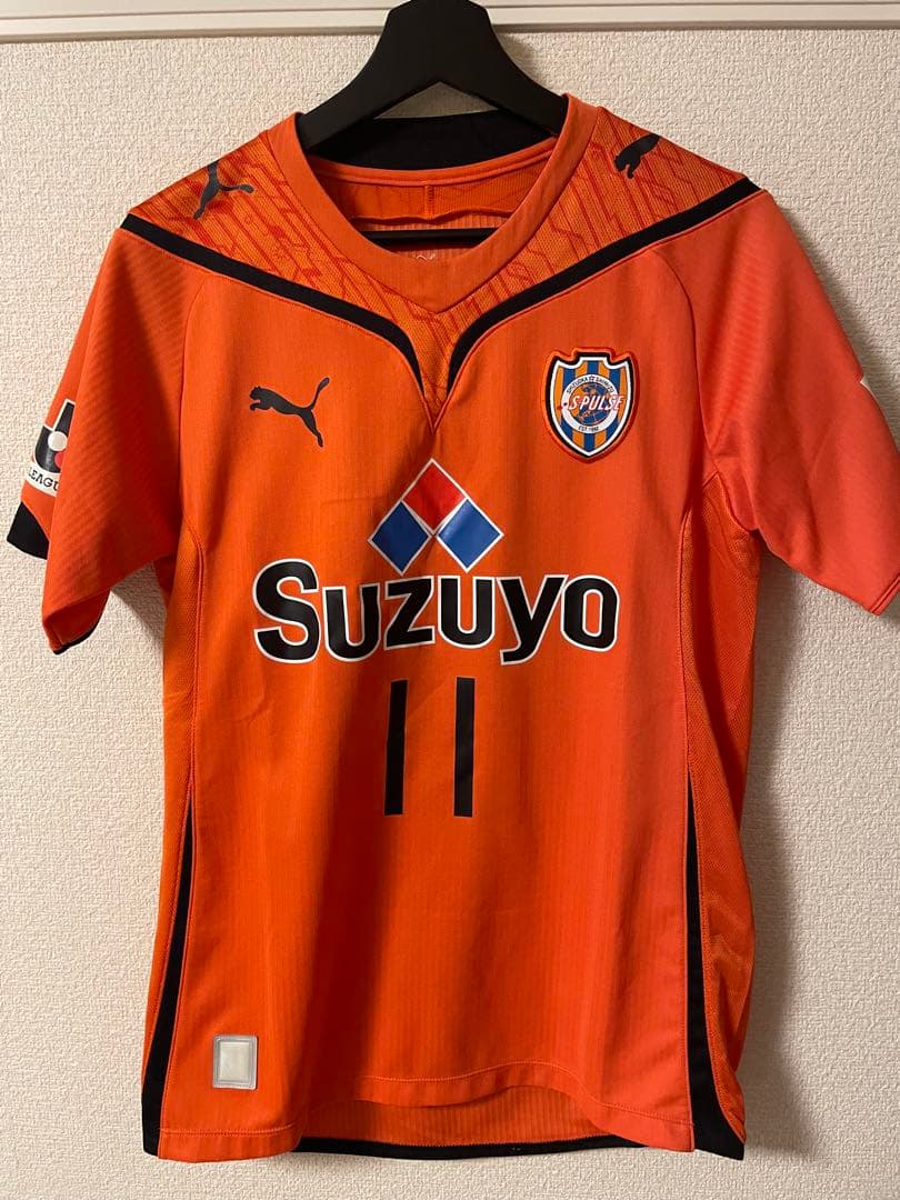 出品本日22時迄‼️清水エスパルス 2009 ユニフォーム 原一樹 選手サイン入り