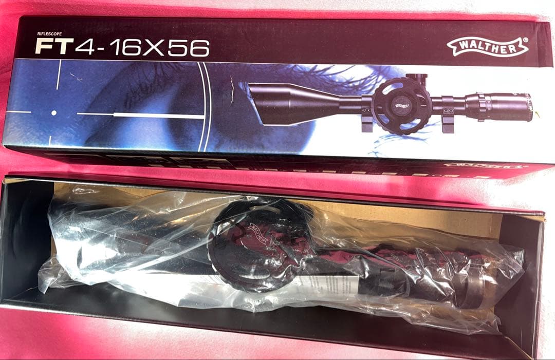 未使用 WALTHER FT4-18X56 ライフル スコープ 絶版 ワルサー