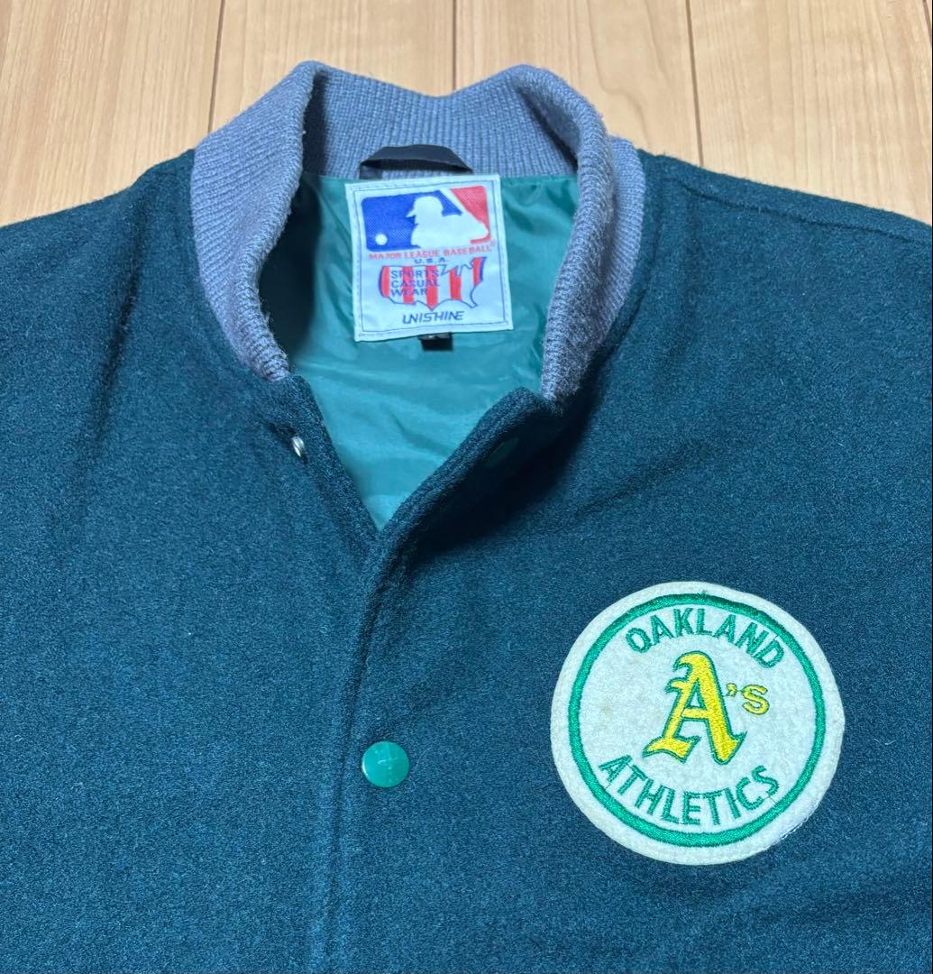 Oakland Athletics ウールジャケット Lサイズ