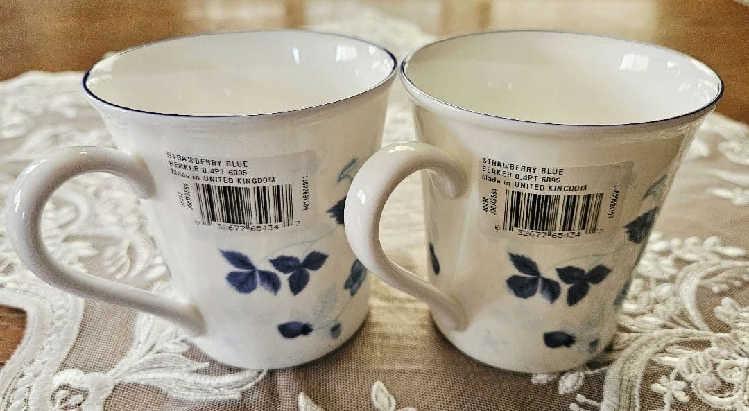  ストロベリーブルー マグカップ ディッシュ 3点セット 新品