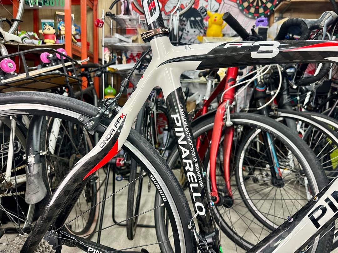 PINARELLO FP3フルカーボン全バラから製作！基本分解発送送料無料！