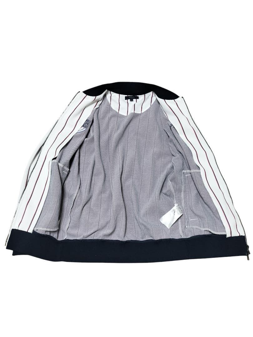Callaway×ROUND and ROUNDELピンストライプ ブルゾン美品