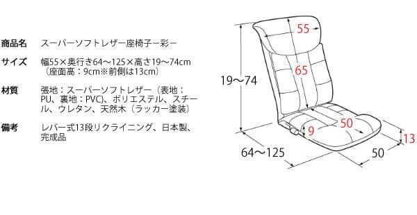 高級感 座り心地良い リクライニング おしゃれ 座椅子 ワインレッド