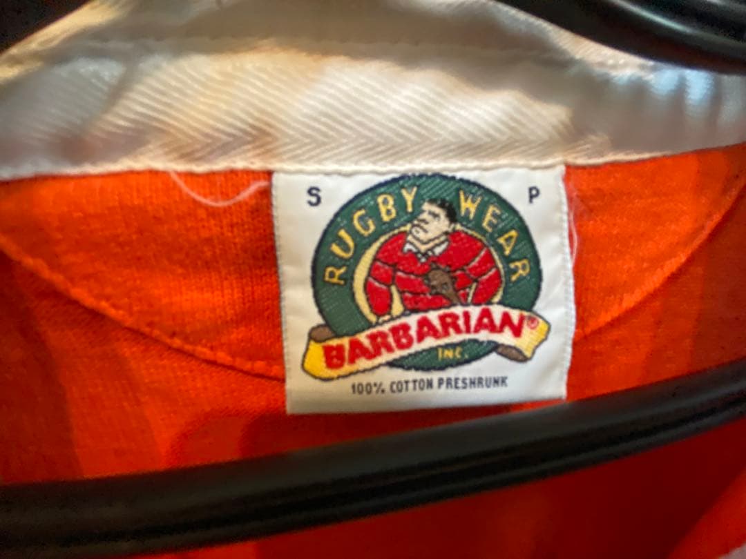 最終値下げ！BARBARIAN バーバリアン　ラグビーシャツ S カナダ製