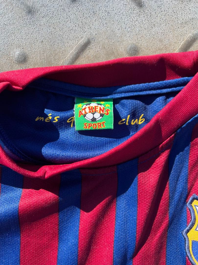 MESSI メッシ ユニフォームバルサバルセロナ 長袖 カタール90s Nike