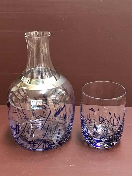 冠水瓶 藍色