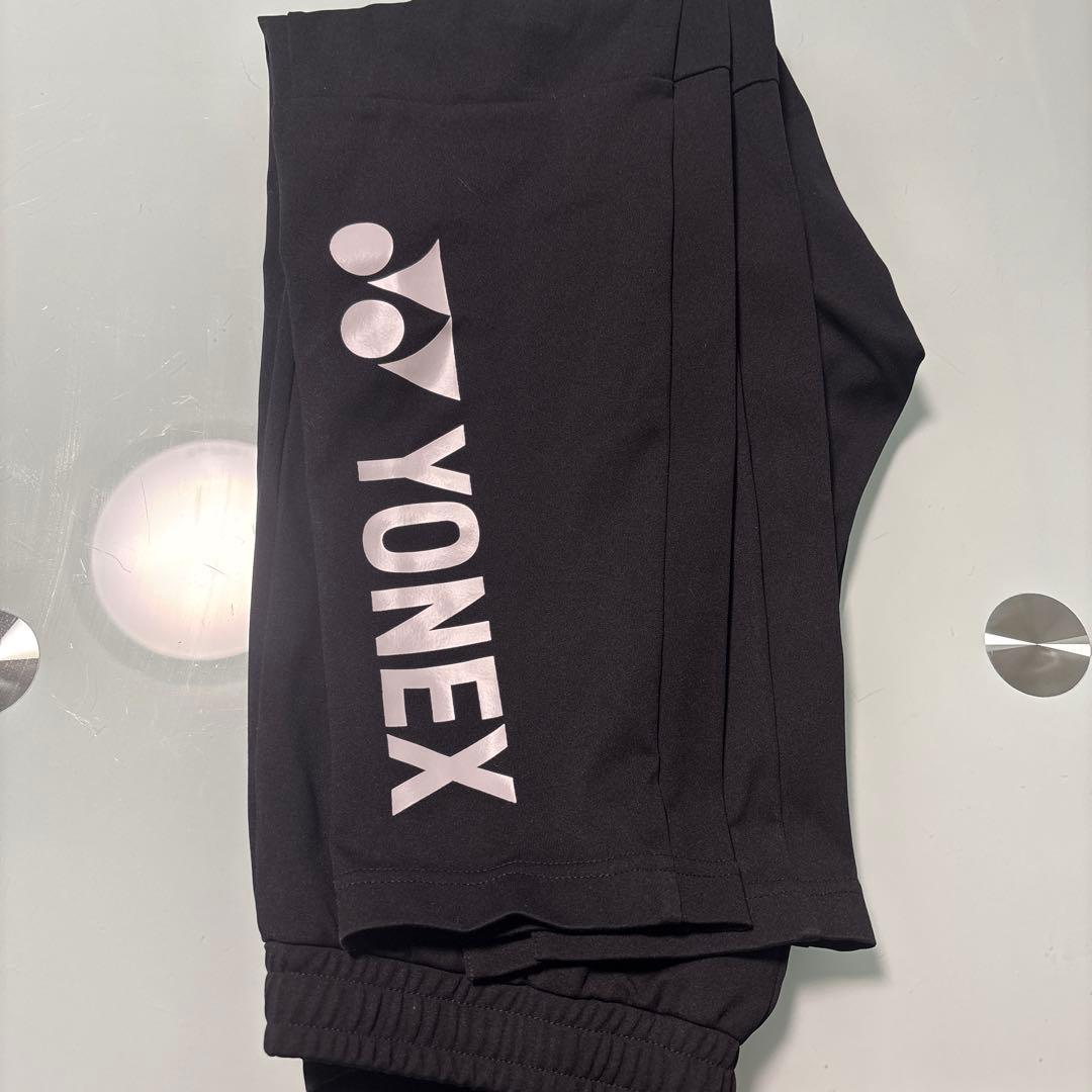 YONEXオレンジスポーツオリジナルモデルニットウォームアップパンツ