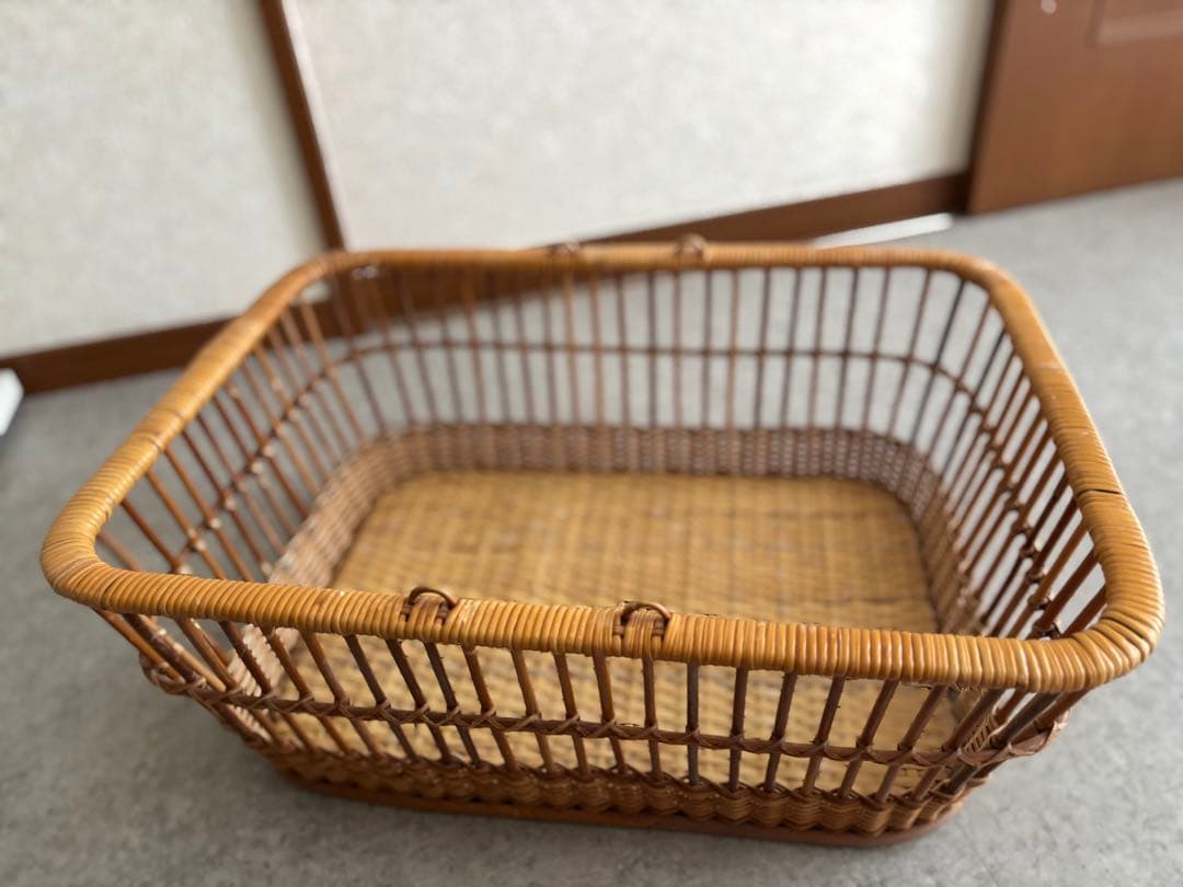 ラタン　竹　かご　北欧