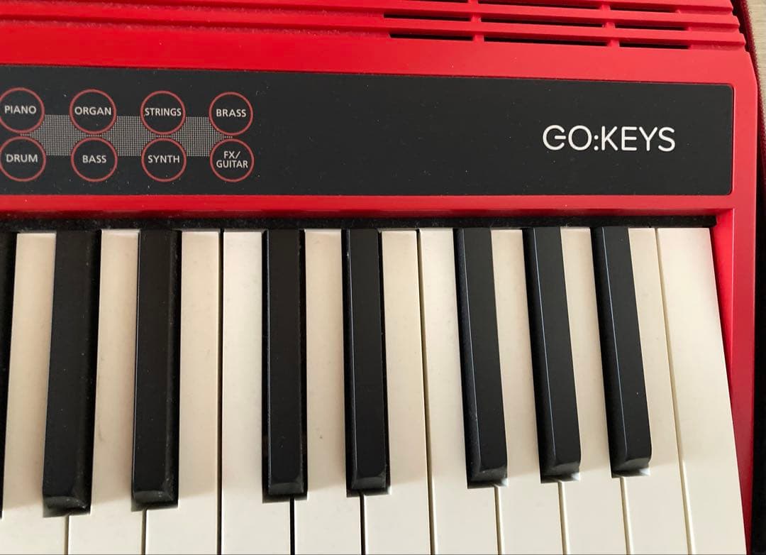 Roland GO:KEYS 61鍵 レッド　専用ケース付き