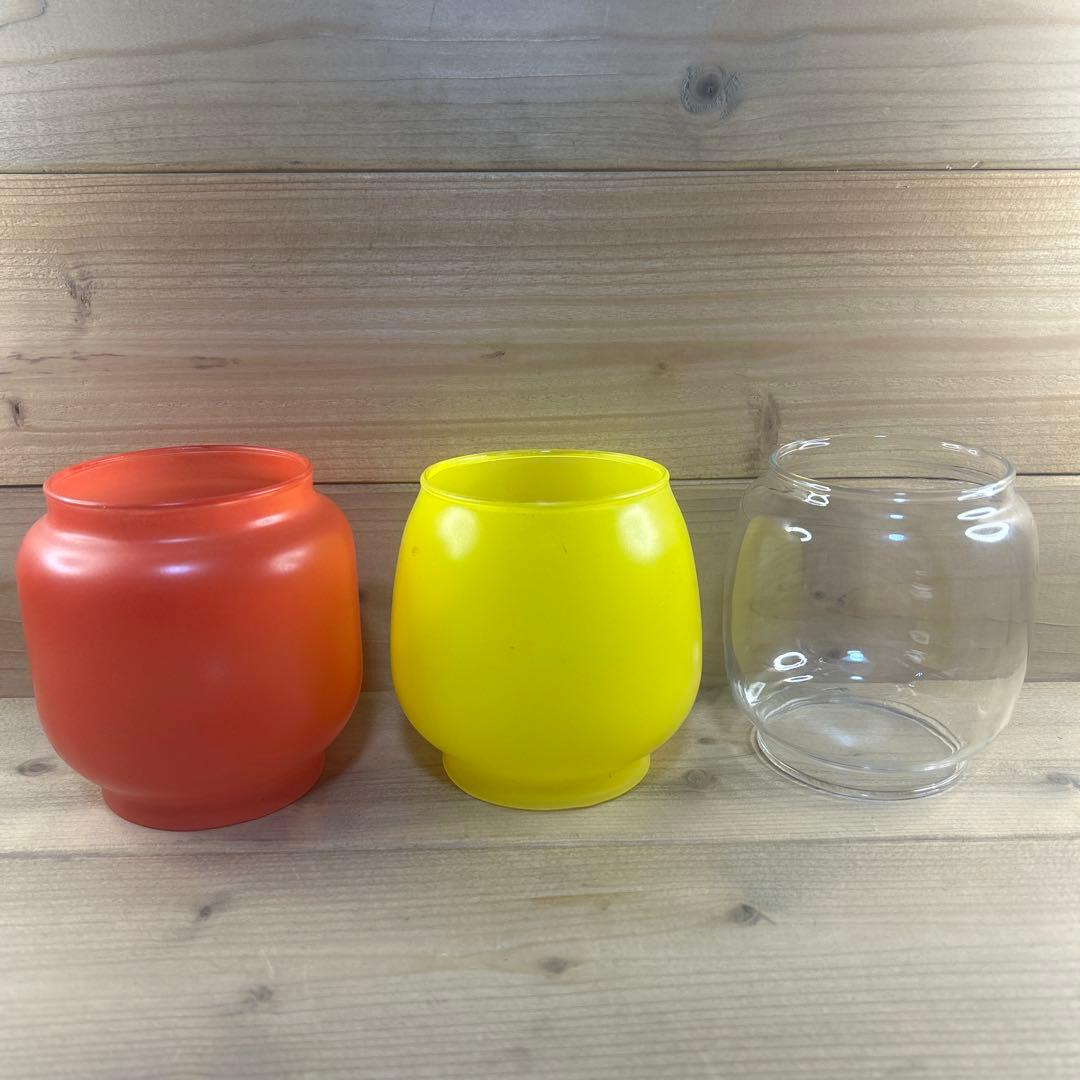 Feuerhand Jena Glas 赤.黄 2点と透明1点