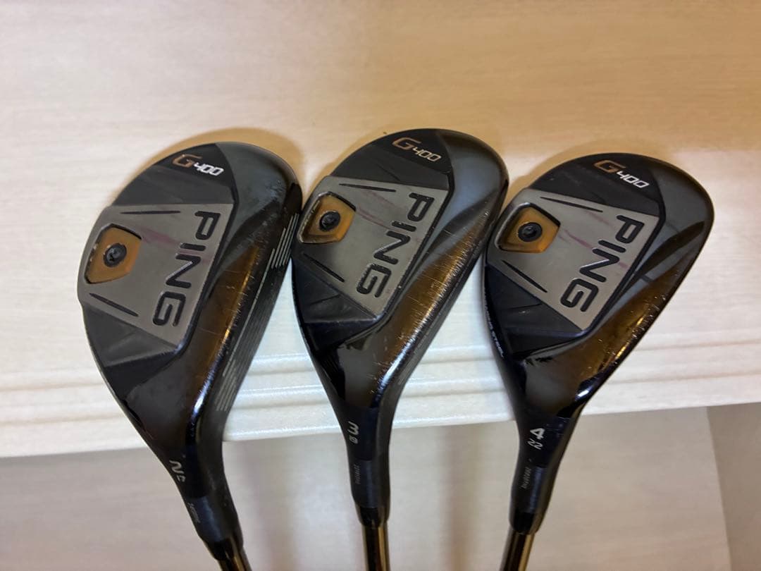 美品❗️PING G400 ユーティリティ　3本セット