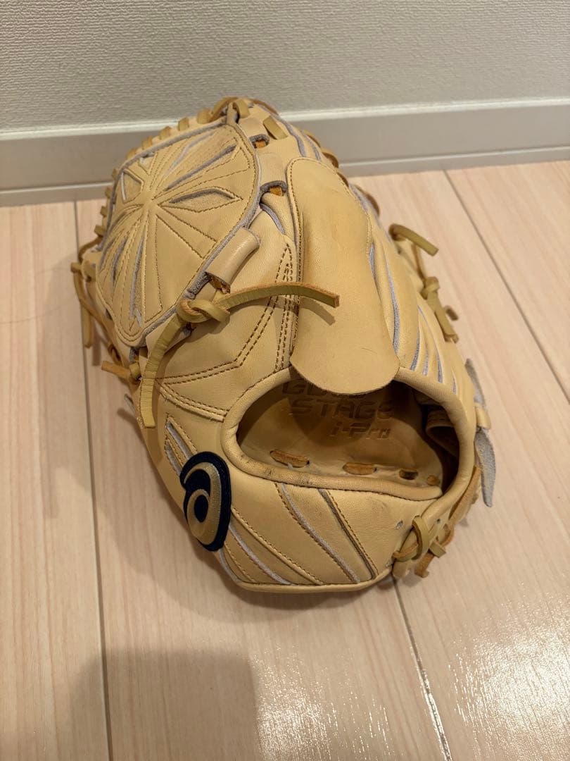 ゴールドステージ 軟式グローブ ベージュ左用袋付き