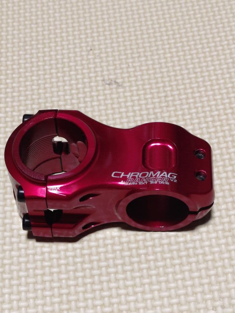 CHROMAG RANGER STEM V2 レッド　50mm 31.8 ステム