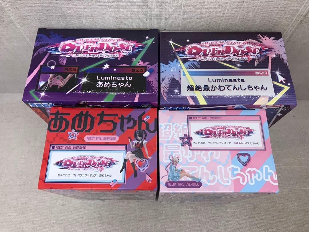 未開封品　NEEDY GIRL OVERDOSE フィギュア4点セット