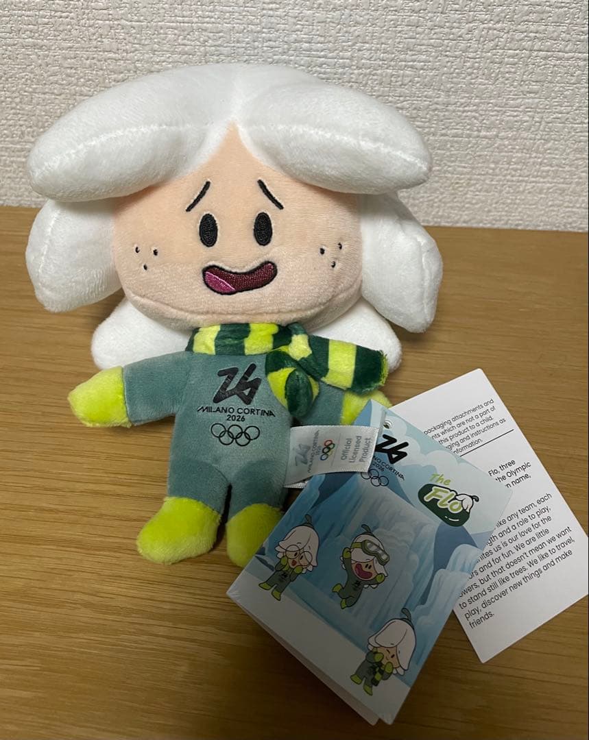 【日本未発売】2026 ミラノ・コルティナ五輪 公式マスコット Flo