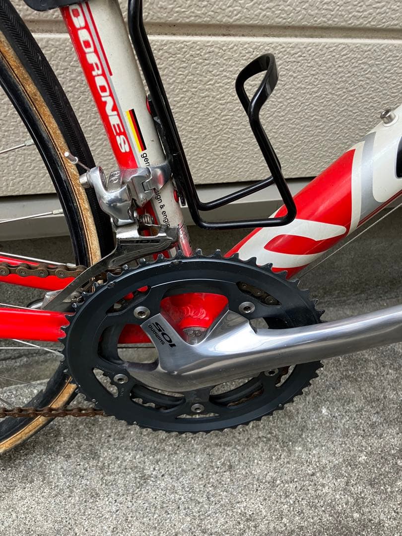ロードバイクcorratec現状品、used品、長期自宅保管品タイヤ交換必要です