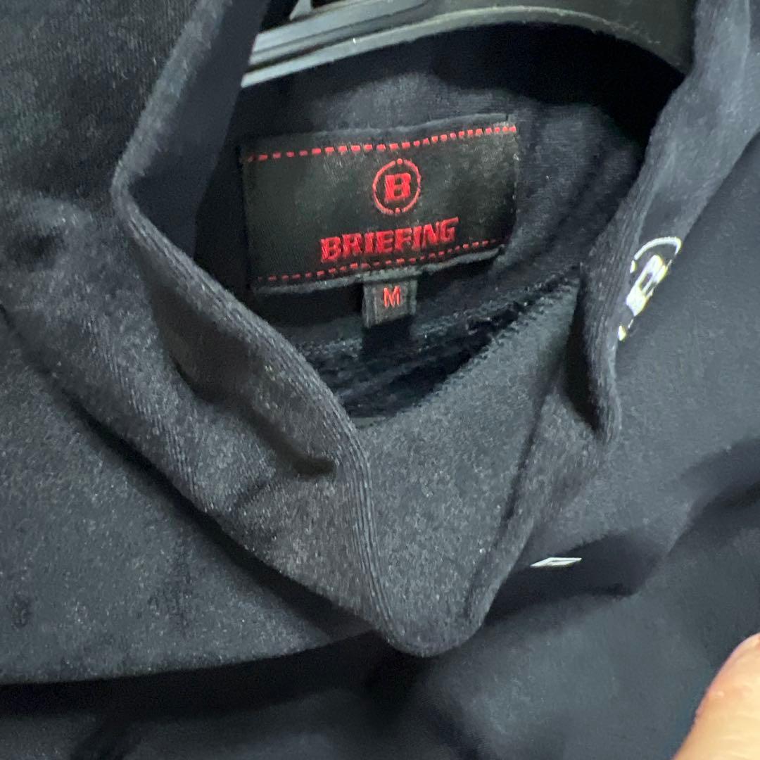 BRIEFING 裏起毛 モックネックTシャツ