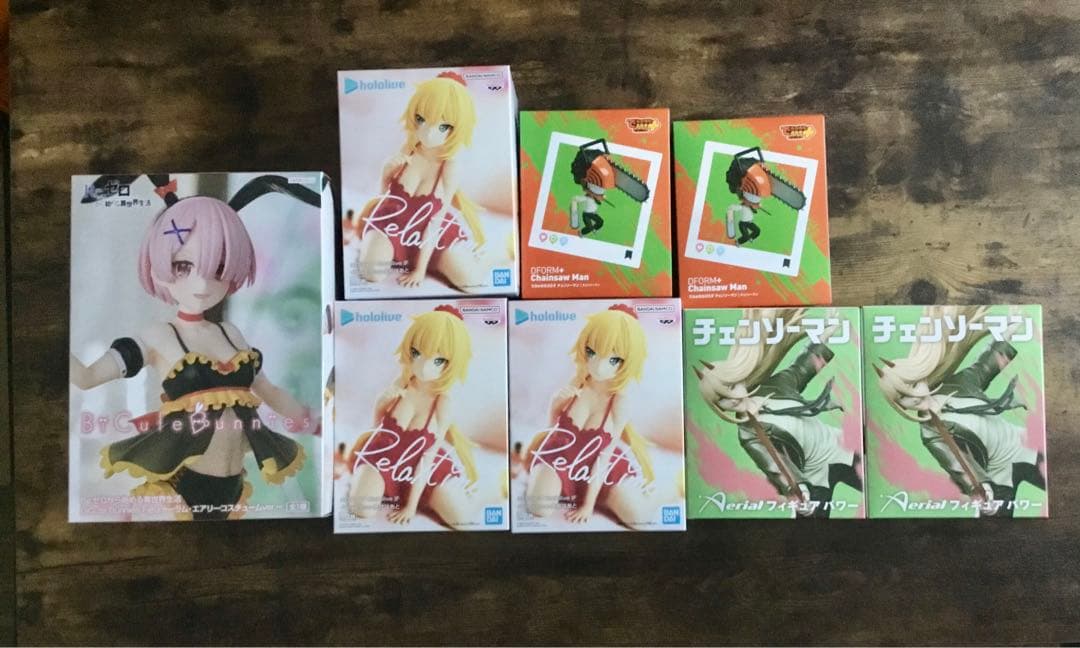 フィギュアまとめ売り　ゴジラ　ヘドラ　チェンソーマン　推しの子　リゼロ　化物語