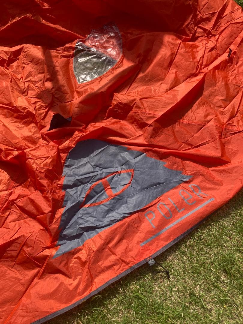 POLAR テント 2 person tent ポーラー 2人用 オレンジ 中古