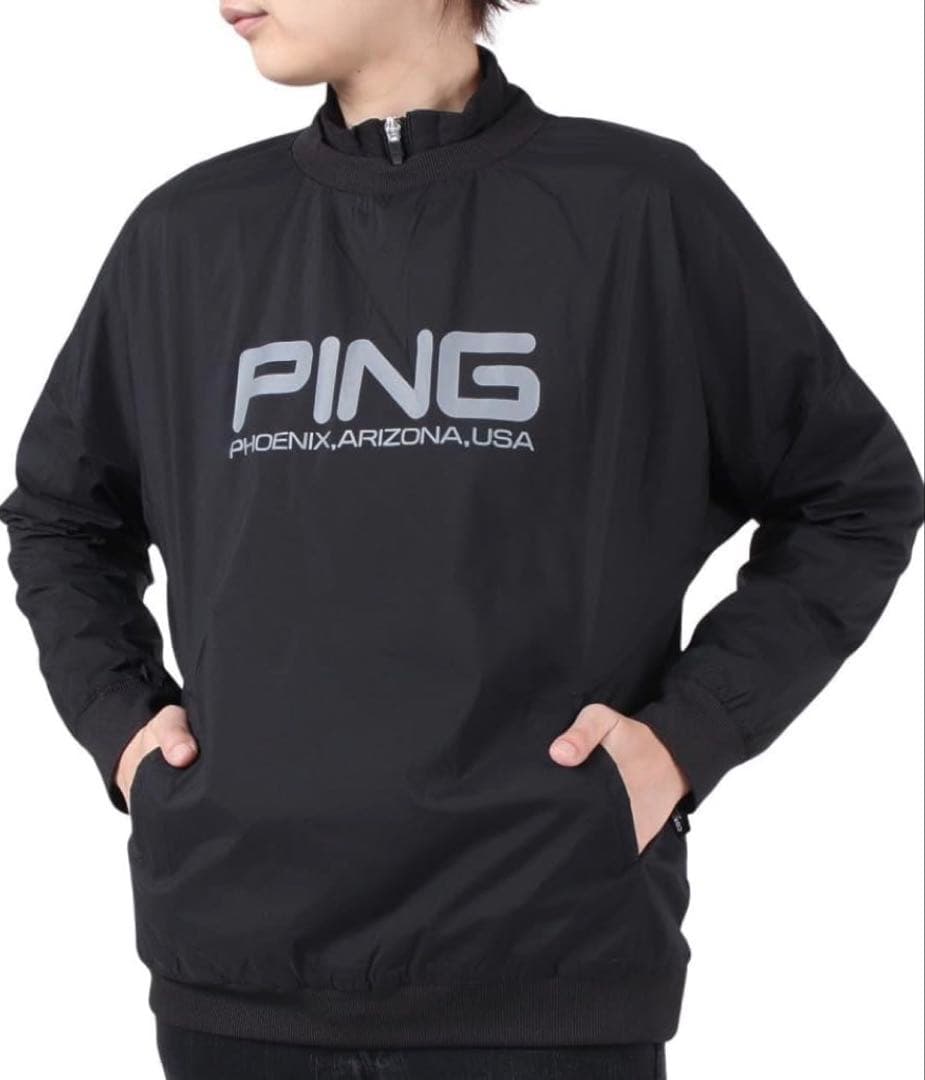 S 新品　PING ツインレイヤードアウター ブルゾン レディース　ブラック