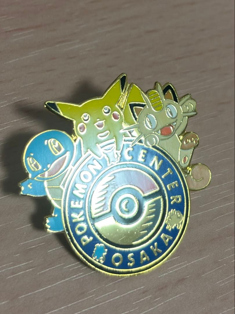 ポケモンセンターオーサカ ロゴピンズ ピンバッジ初期品 オープン記念ピカチュウ