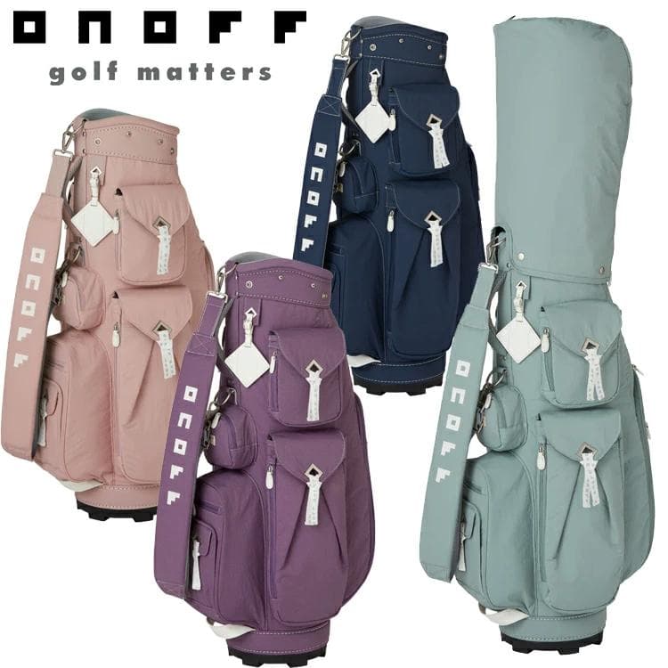 新品 ONOFF オノフ レディース キャディバッグ OB0726 パープル