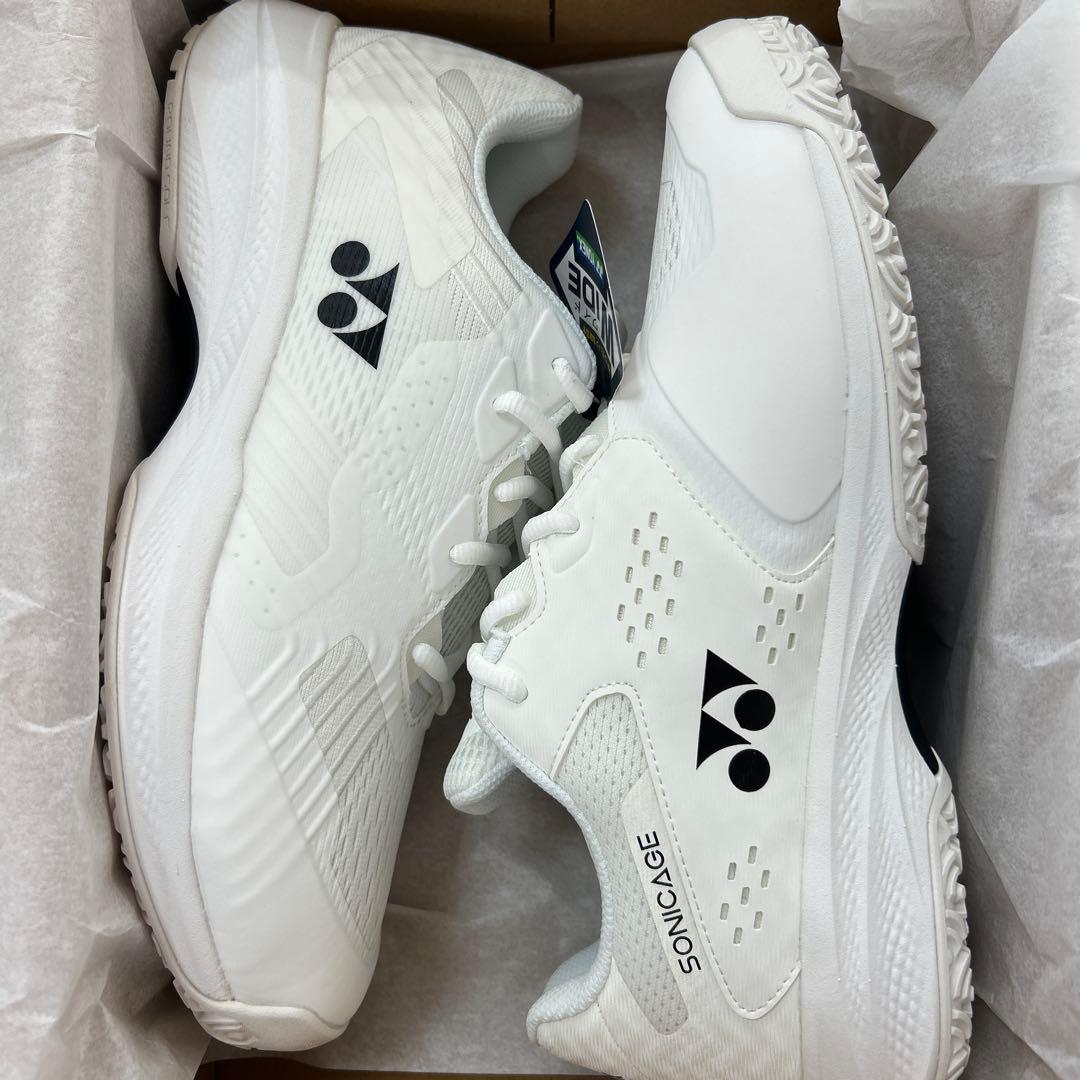 26.5㎝　ソニケージワイド/ホワイト　新品未使用　YONEX　テニス　シューズ
