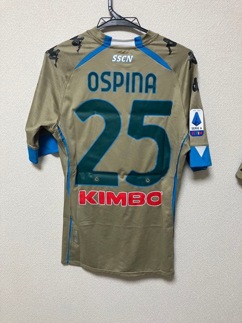 SSCナポリ　GK キーパー　ユニフォーム　上下セット