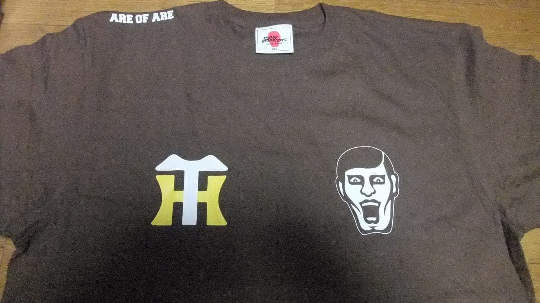 優勝 虎 茶系 半袖 阪神タイガース XL パンクドランカーズ Tシャツ 未使用