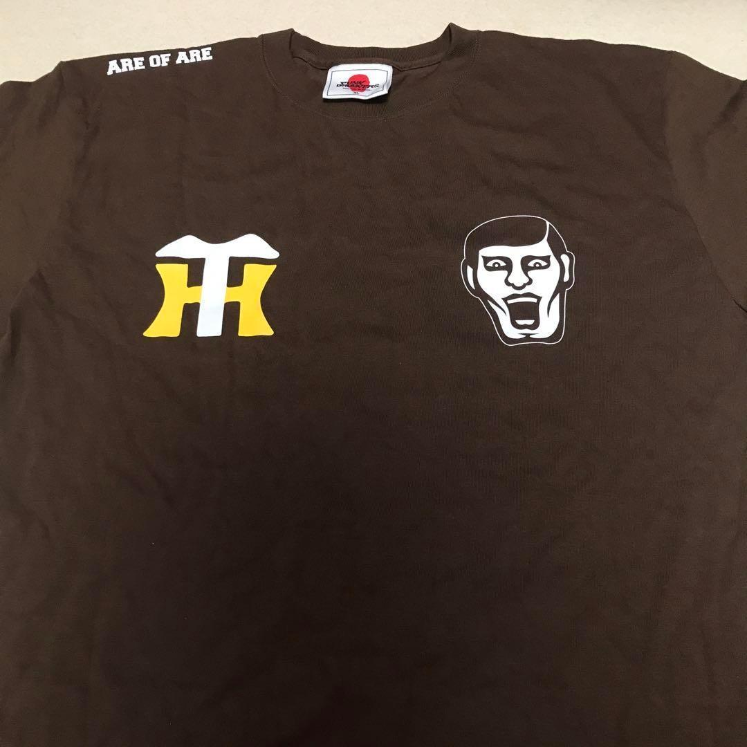 優勝 虎 茶系 半袖 阪神タイガース XL パンクドランカーズ Tシャツ 未使用
