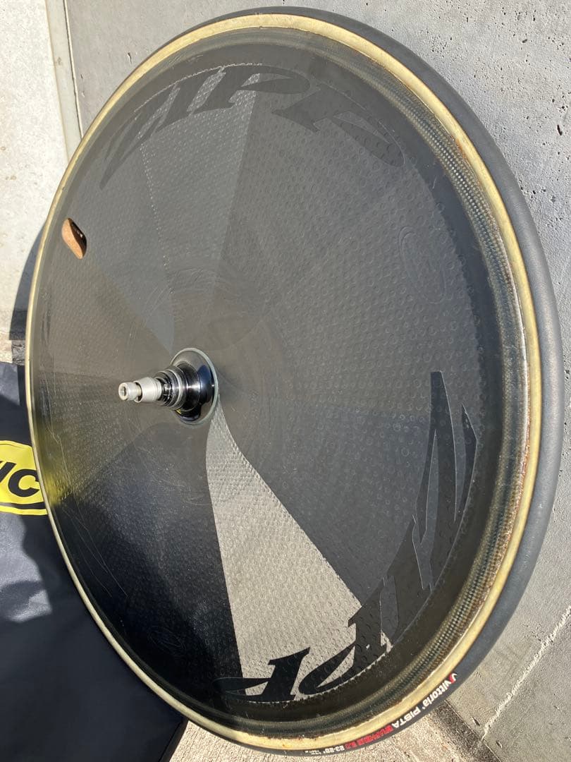 ZIPP SUPER-9 カーボンディスク チューブラー ロード/トラック両対応