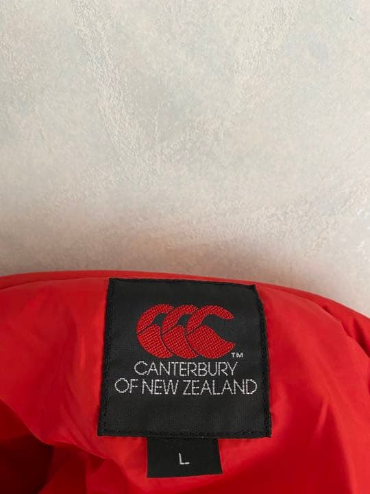 CANTERBURY 中綿ジャケット サイズL カンタベリー ラグビー 好配色