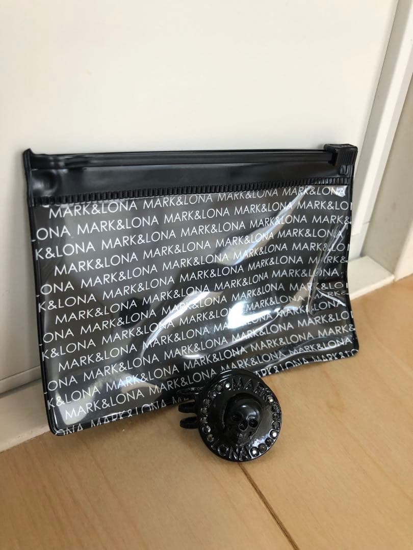 新品マークアンドロナ クリップマーカー 黒 スカル マグネットMARK＆LONA
