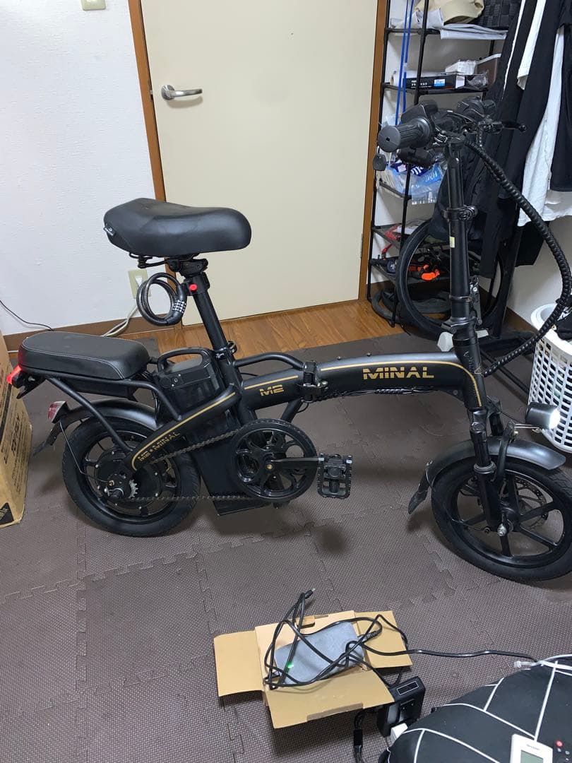 MINAL M2 電動アシスト自転車 ブラック