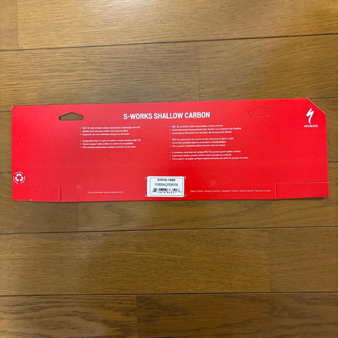 【新品】S-WORKS CARBON SHALLOW ROAD BAR 40cm