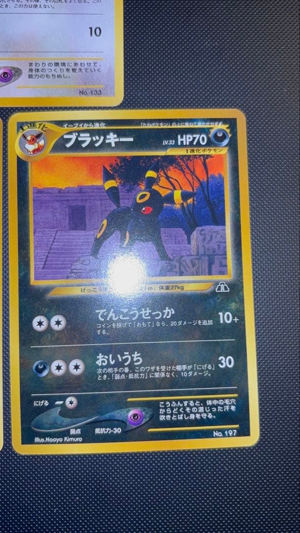 旧裏　極美品　ブラッキー　プレミアムファイル2 PROMO ピチュー　エンテイ