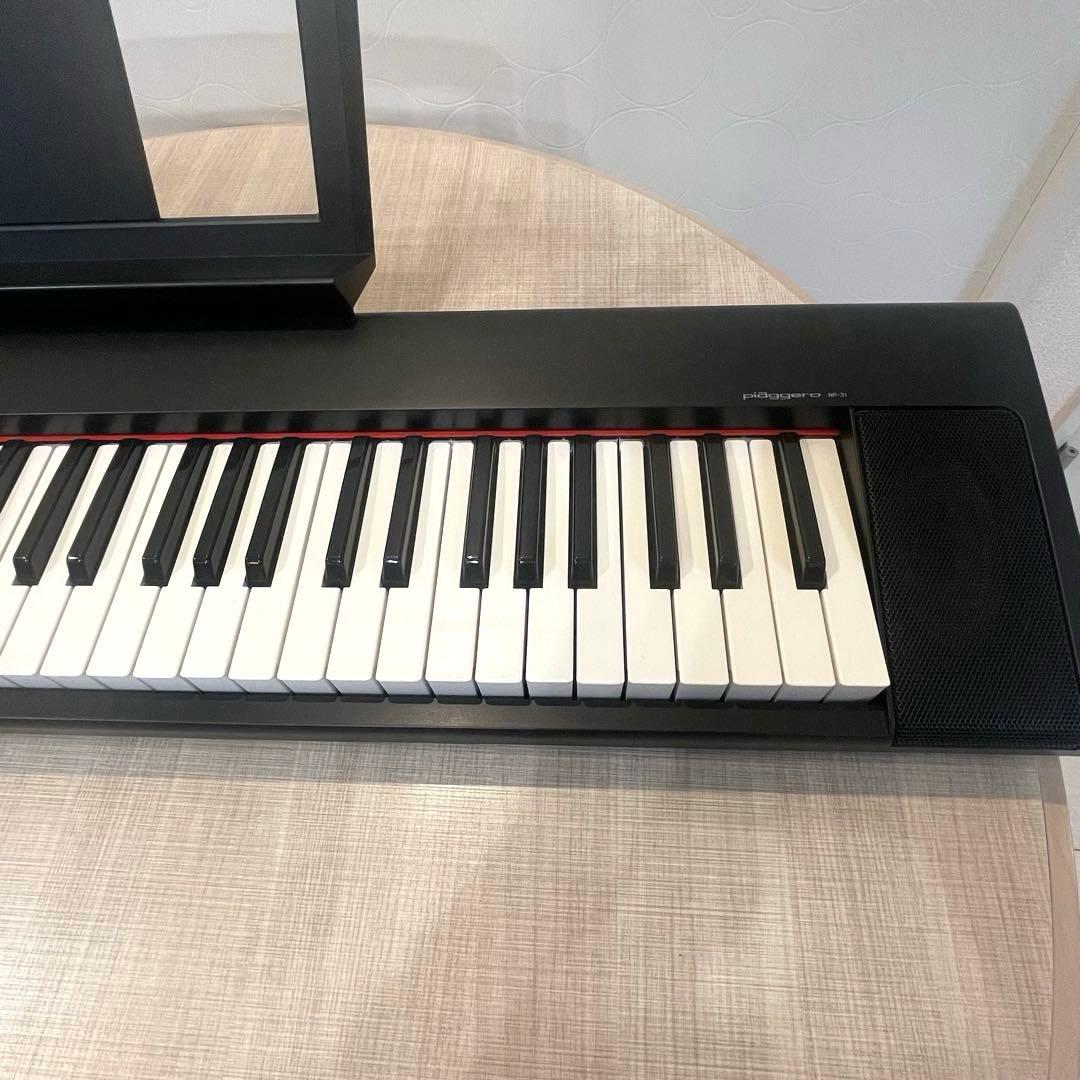 美品 YAMAHA piaggero NP-31 電子キーボード 76鍵 軽量