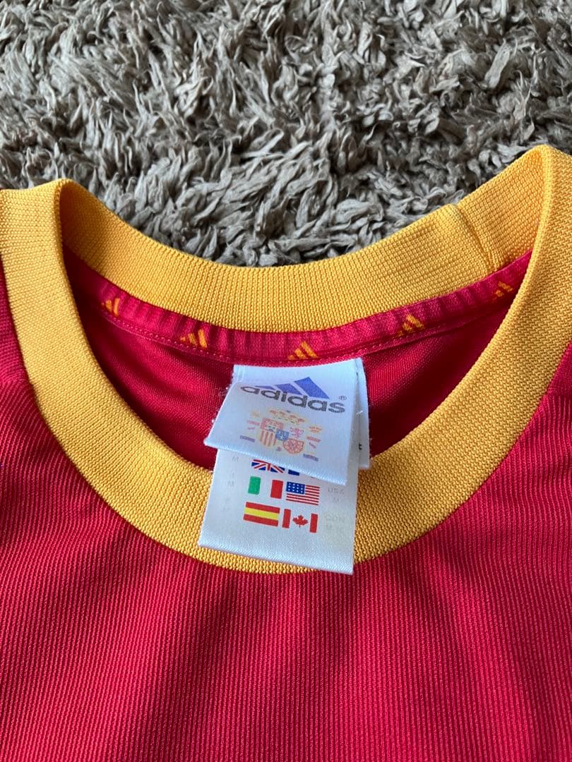 adidas アディダス 02/03 日韓W杯 スペイン代表 ユニフォーム L
