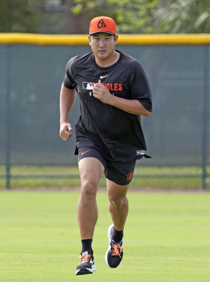 菅野選手着用 ボルティモアオリオールズ 選手支給練習用シャツ サイズL 新品