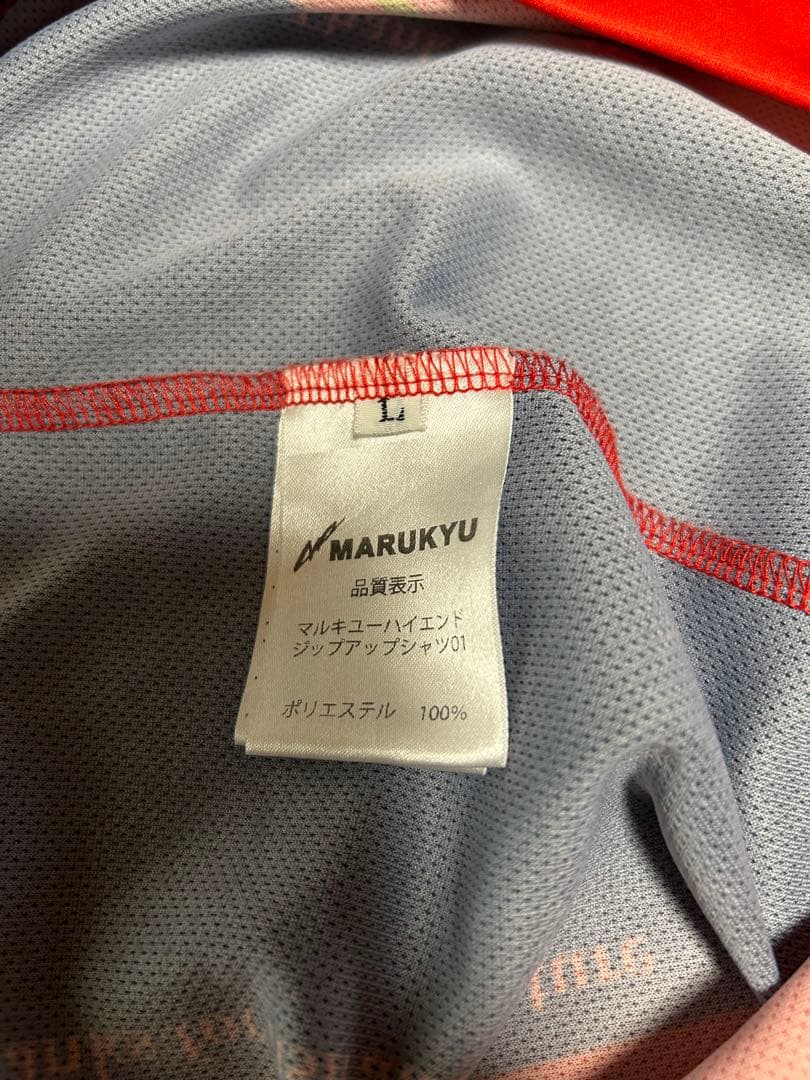 マルキュー　ハイエンドジップアップシャツ　L